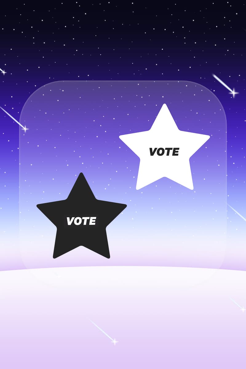 Starface Vote Star Pimple Patches Acne Sticker Treatment US ELection Campain