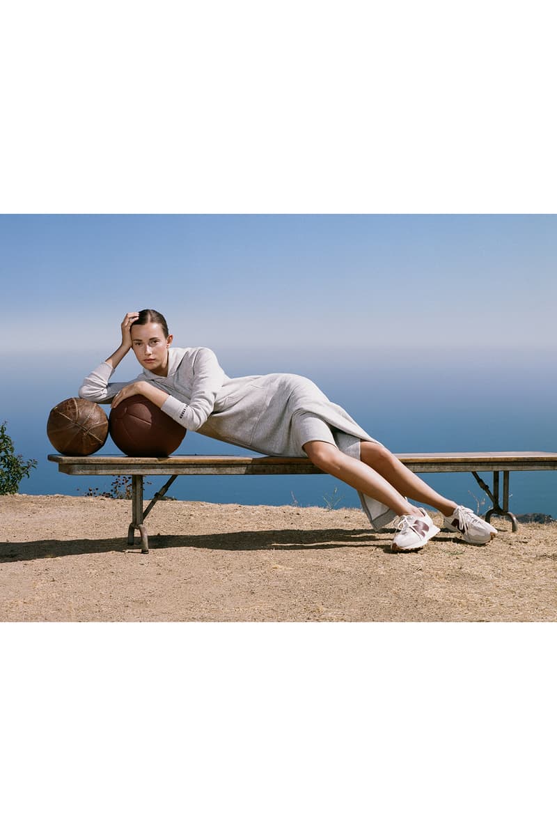 STAUD x New Balance Activewear Collaboration Collection 327 Sneaker