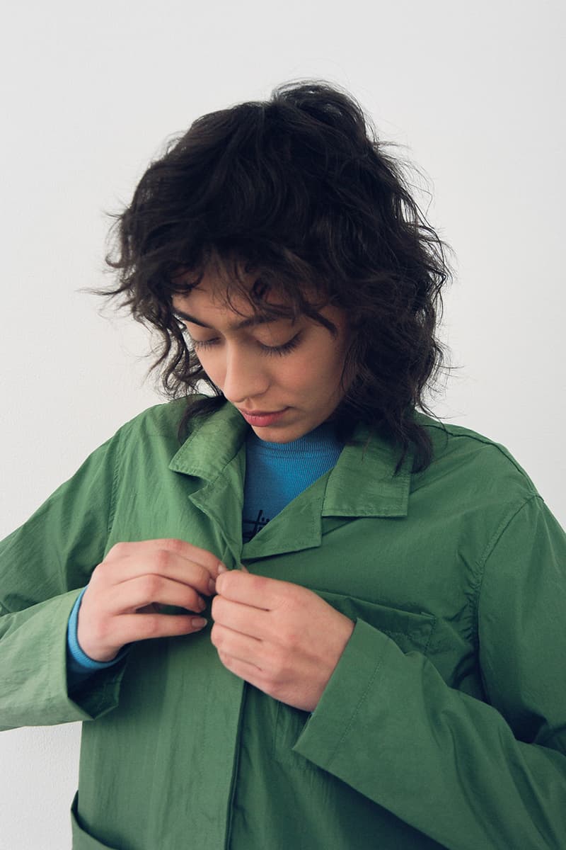 stussy fall womenswear collection lookbook hoodies fleece jackets knit sweaters