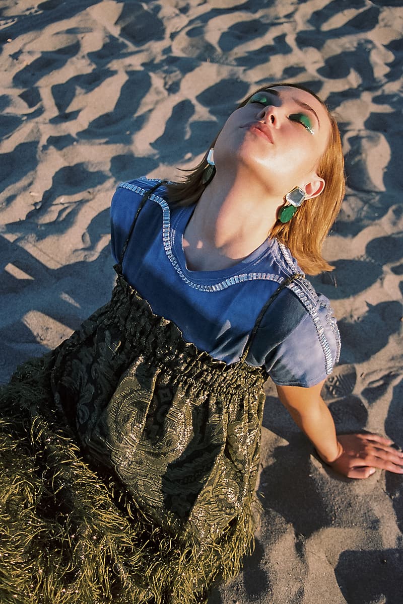 1990s 2000s fashion editorial tasha retro nostalgic ganni miu miu acne studios alexander wang beach outfits