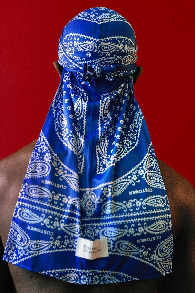 Bandana Print Durag - Red/White – shop.telfar