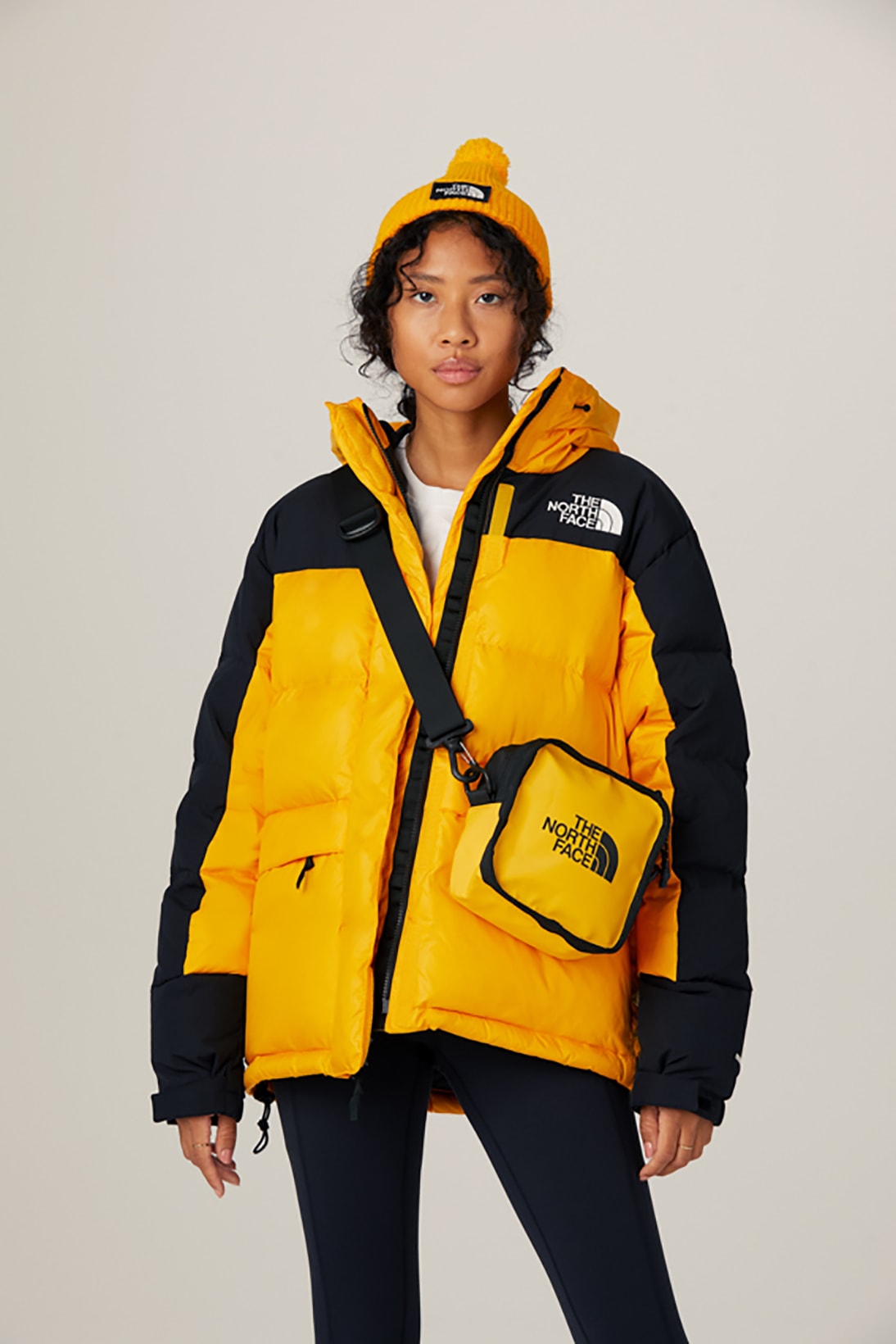 the north face fall winter collection jackets parka outerwear bags beanies yellow summit gold colorway