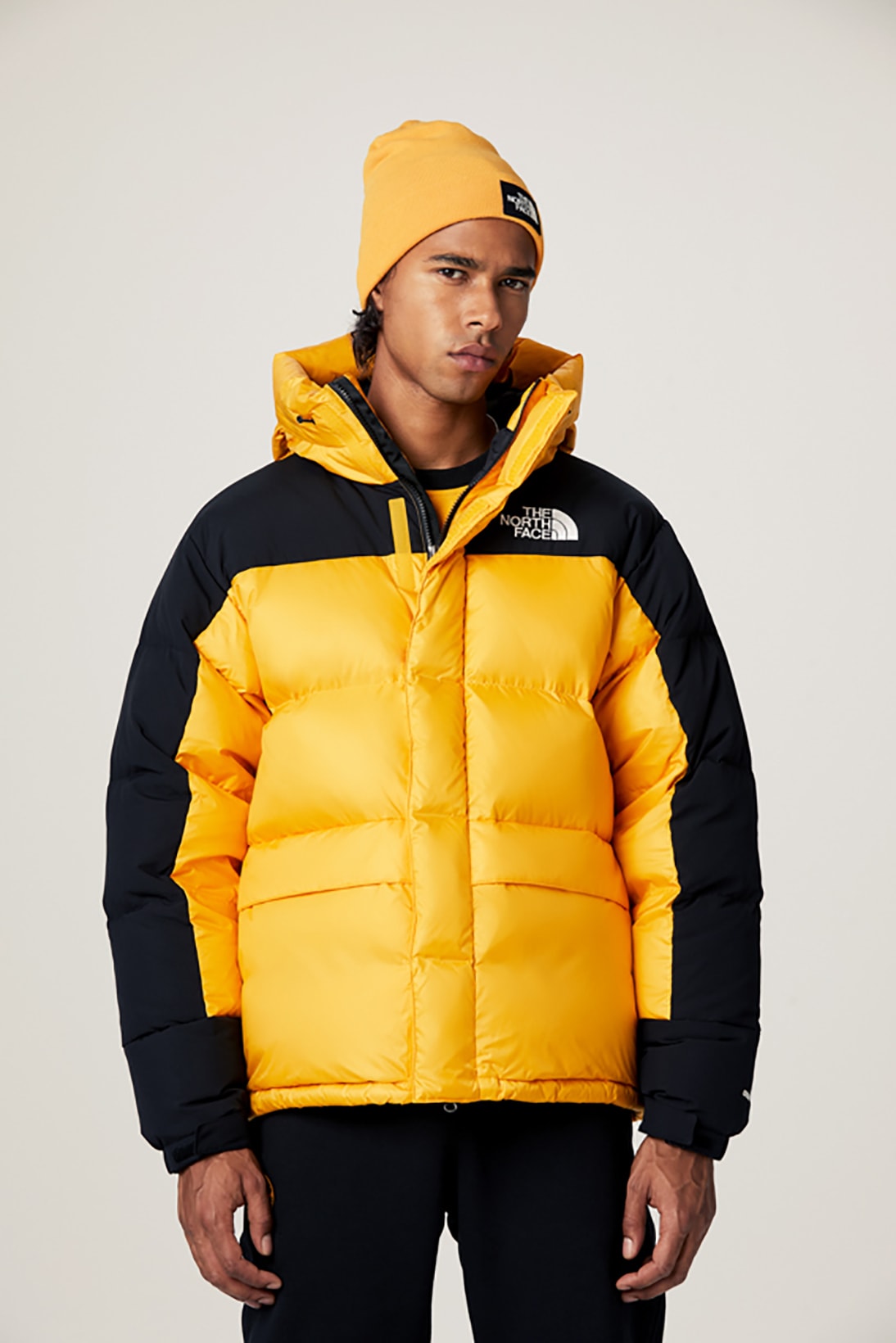 the north face fall winter collection jackets parka outerwear bags beanies yellow summit gold colorway