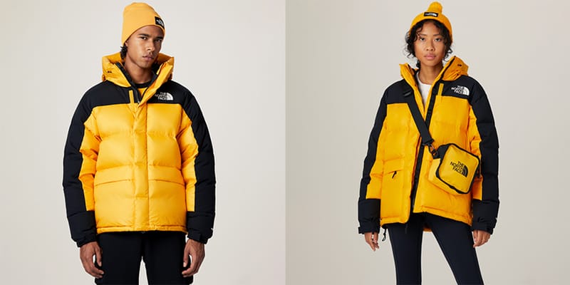 north face gold jacket