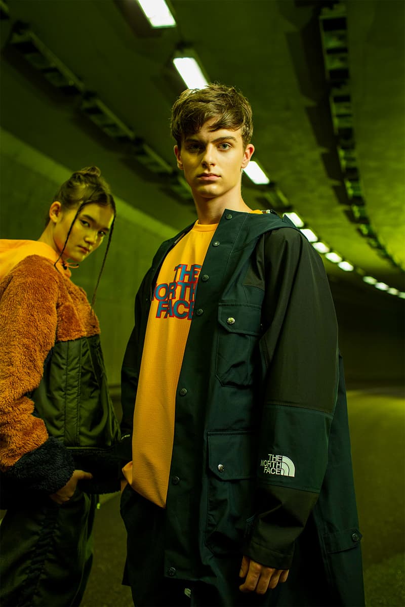 the north face tnf urban exploration fall winter the bright city trotter gold capsule fleece jackets puffers outerwear pants release