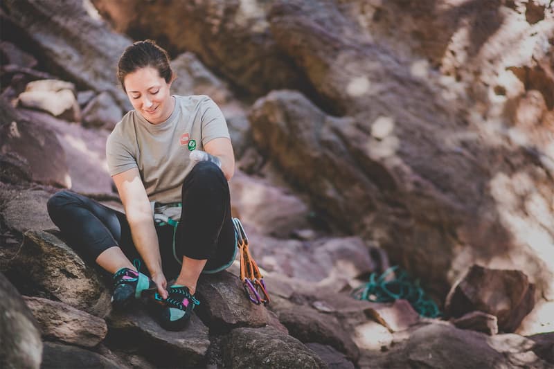 the north face girl scouts t-shirt collaboration maureen beck climber covid19 support release