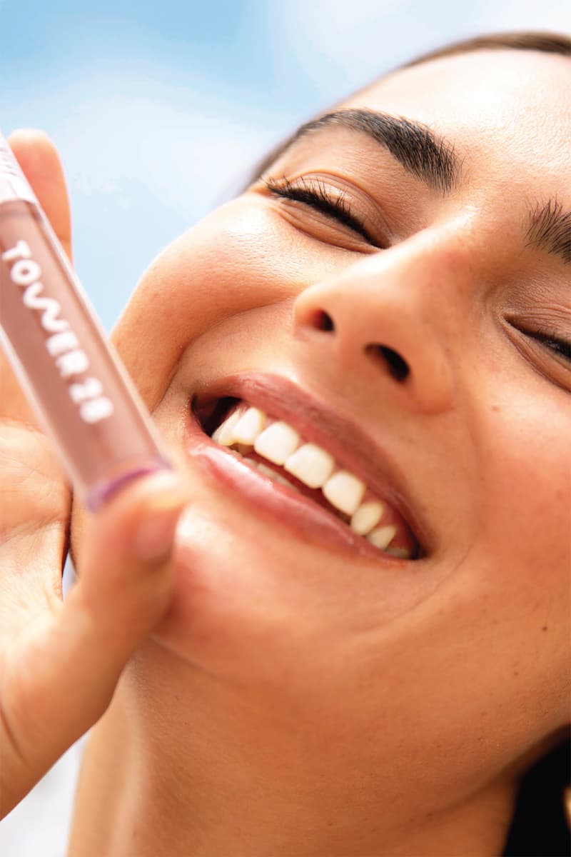 tower 28 milky lip gloss jelly makeup nude pink brown sephora