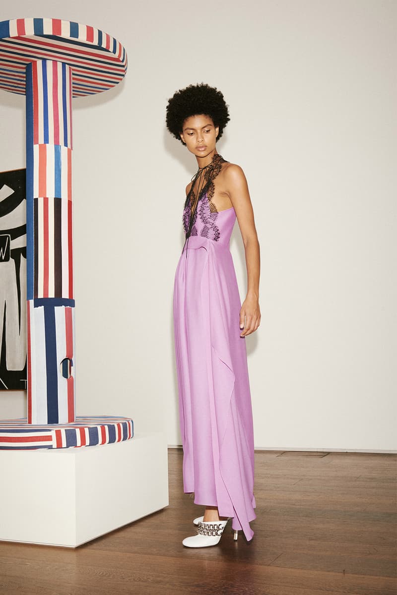victoria beckham spring summer 2021 presentation suits dresses flared pants london fashion week lfw