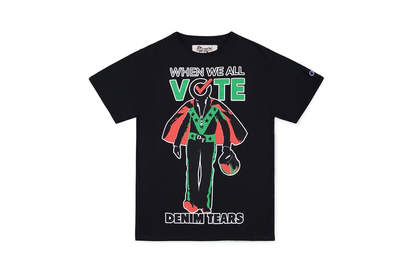 When We All Vote x Dover Street Market Voting Merch Selena Gomez Hoodie Matt McCormack T-Shirt