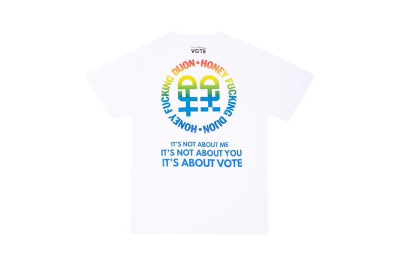 When We All Vote x Dover Street Market Voting Merch Selena Gomez Hoodie Matt McCormack T-Shirt