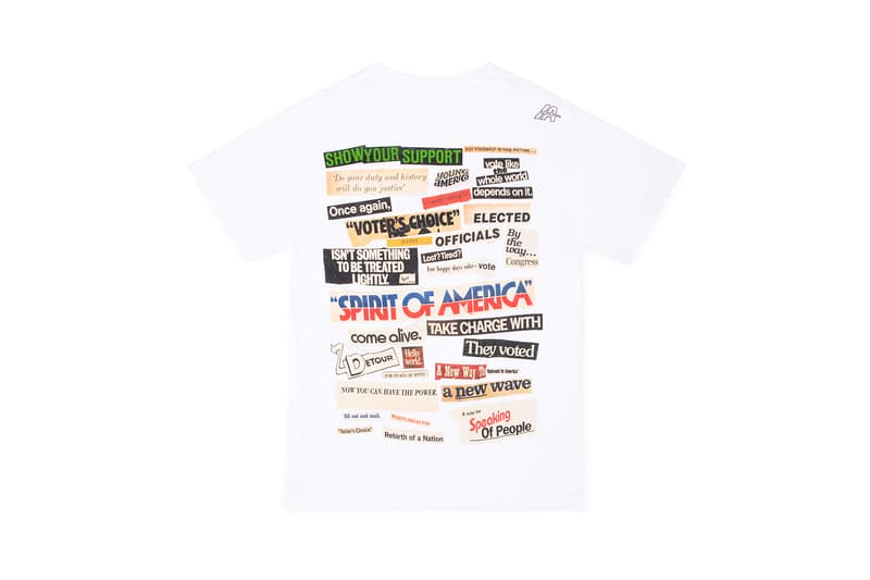 When We All Vote x Dover Street Market Voting Merch Selena Gomez Hoodie Matt McCormack T-Shirt