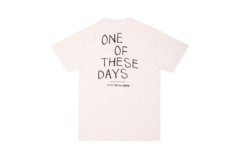 When We All Vote x Dover Street Market Voting Merch Selena Gomez Hoodie Matt McCormack T-Shirt