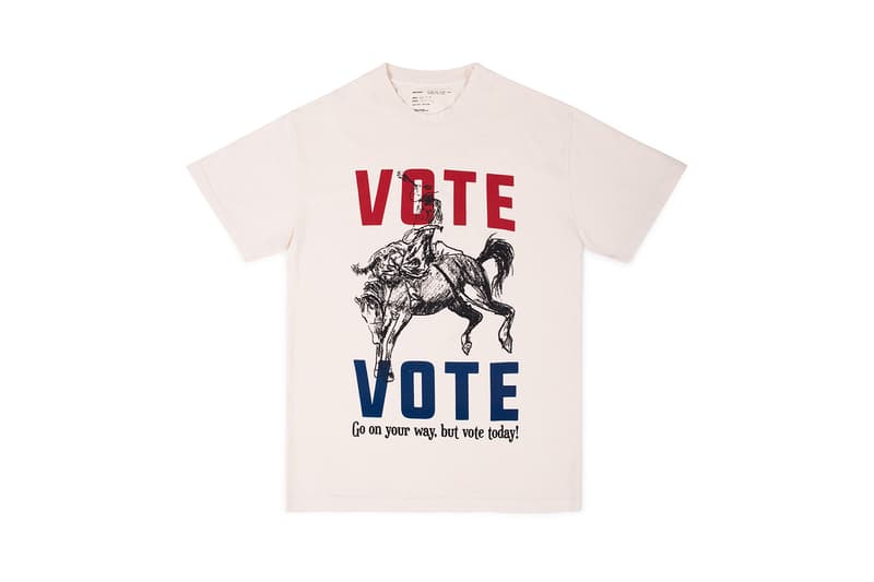 When We All Vote x Dover Street Market Voting Merch Selena Gomez Hoodie Matt McCormack T-Shirt