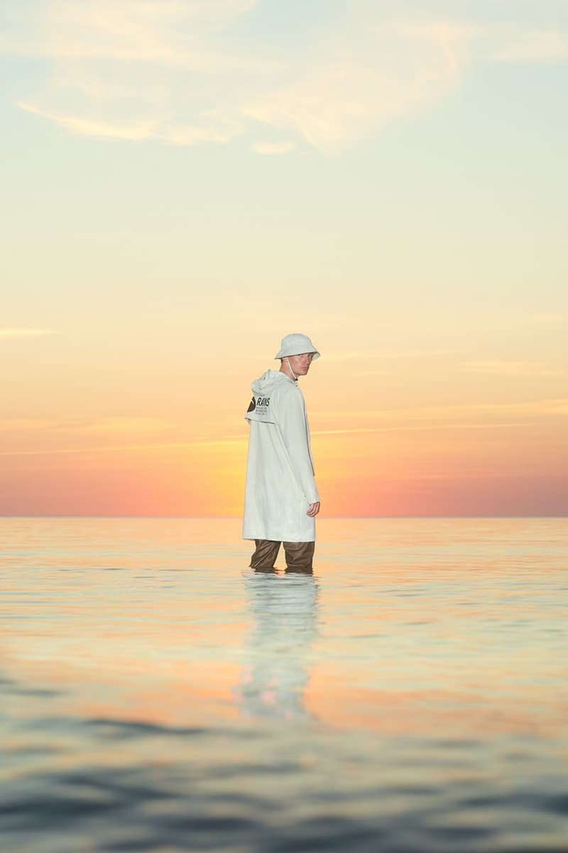 Wood Wood x RAINS Collaboration Fall Winter 2020 Collection Raincoat Hat