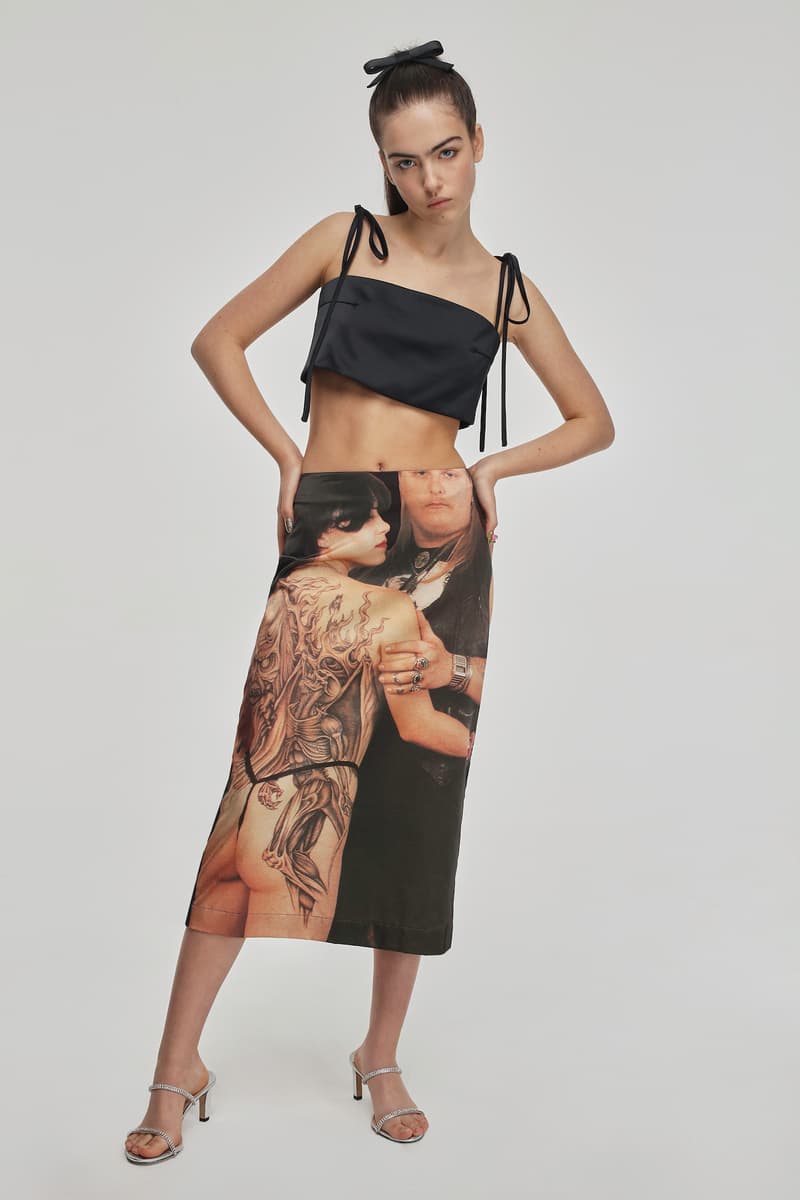Ashley Williams Spring/Summer 2021 Lookbook Collection Prints Britannia Sex Purell Print COVID-19