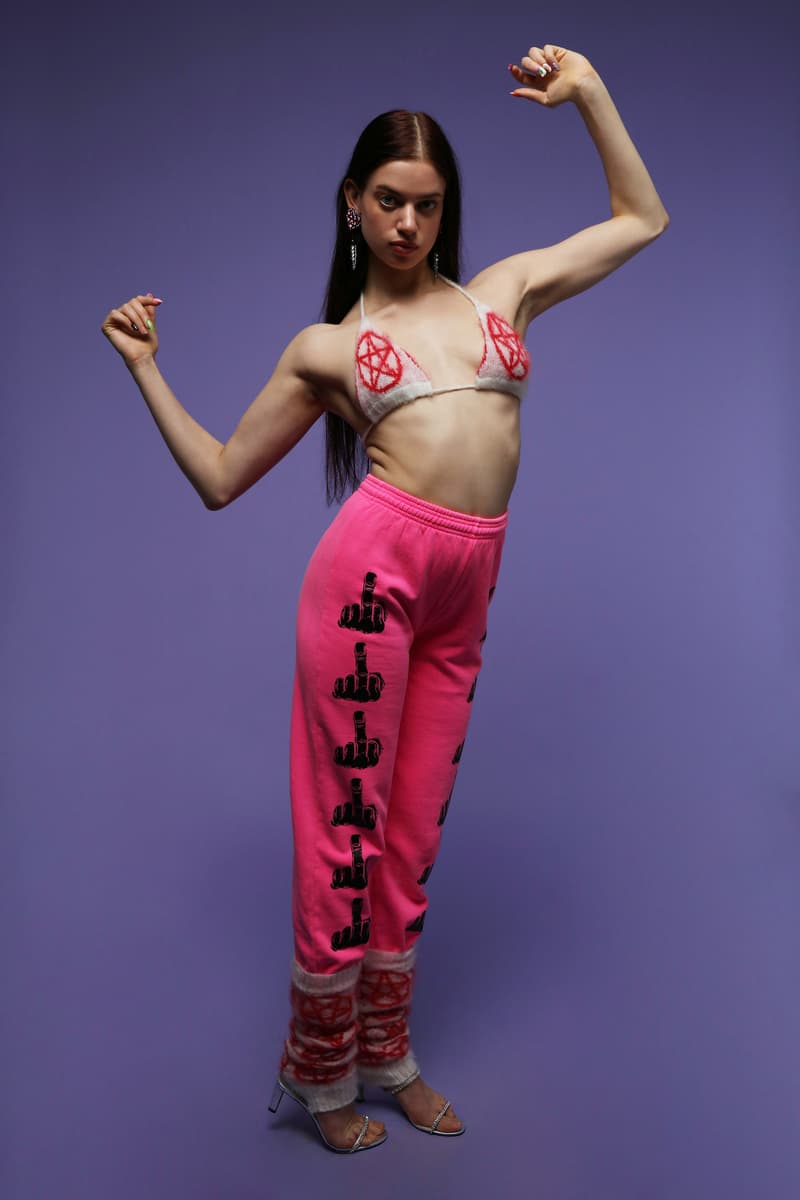 Ashley Williams Spring/Summer 2021 Lookbook Collection Prints Britannia Sex Purell Print COVID-19