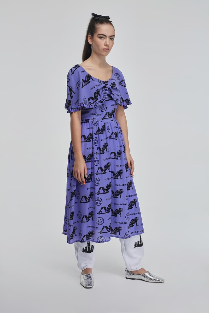 Ashley Williams Spring/Summer 2021 Lookbook Collection Prints Britannia Sex Purell Print COVID-19