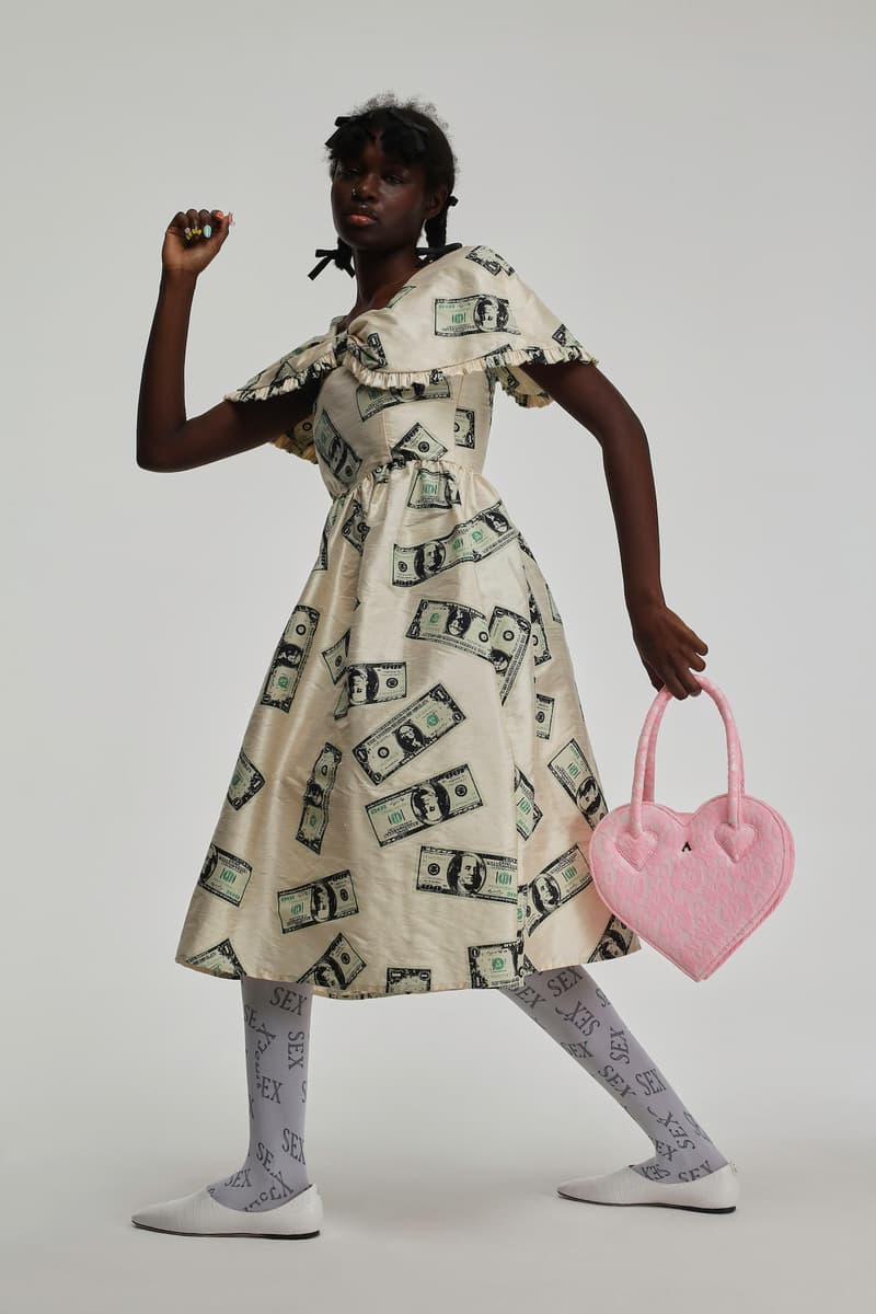 Ashley Williams Spring/Summer 2021 Lookbook Collection Prints Britannia Sex Purell Print COVID-19