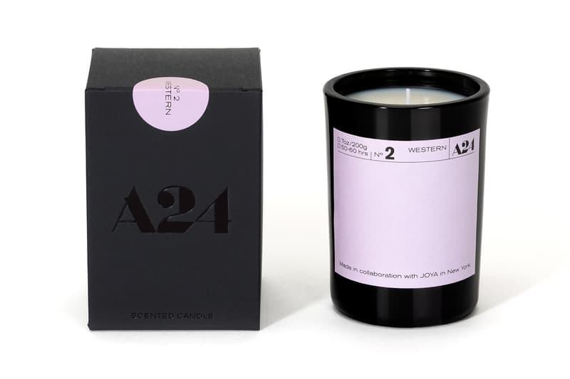 a24 film-themed joya genre candles home scents restock horror thriller noir sci fi rom com
