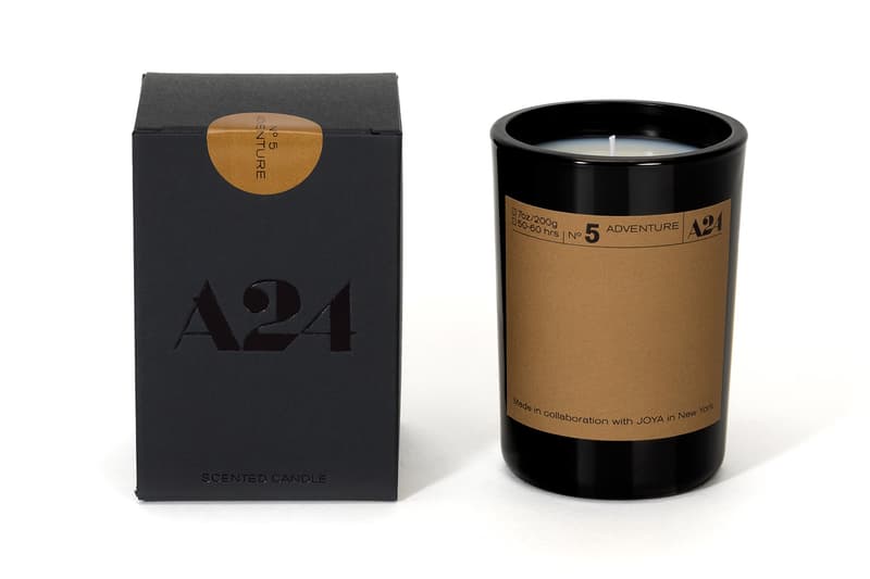 a24 film-themed joya genre candles home scents restock horror thriller noir sci fi rom com