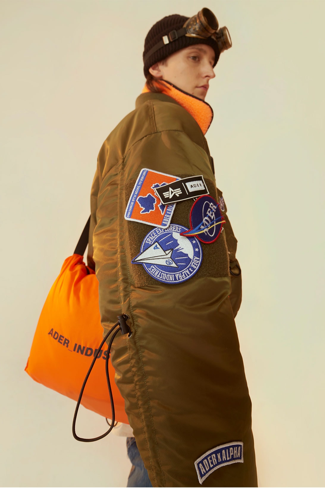 ader error alpha industries collaboration jackets ma-1 m-65 fishtail military aviation price release