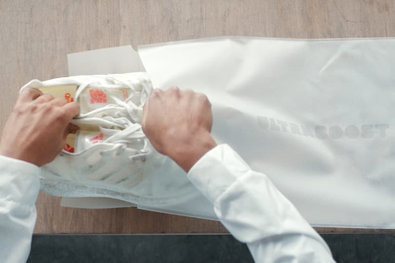 adidas ultraboost dna loop made to be remade sneakers sustainable recyclable white colorway orange footwear sneakerhead