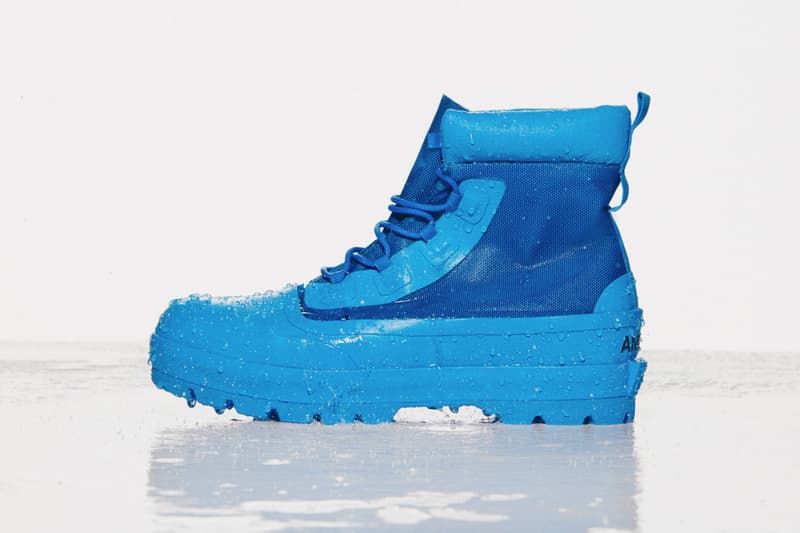 converse ambush collaboration season 2 chuck rubber boots blue