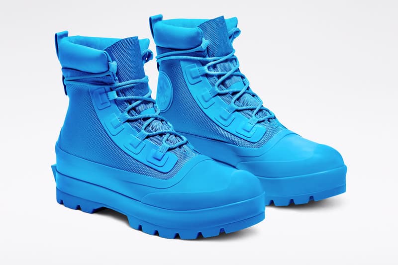 converse ambush collaboration season 2 chuck rubber boots blue