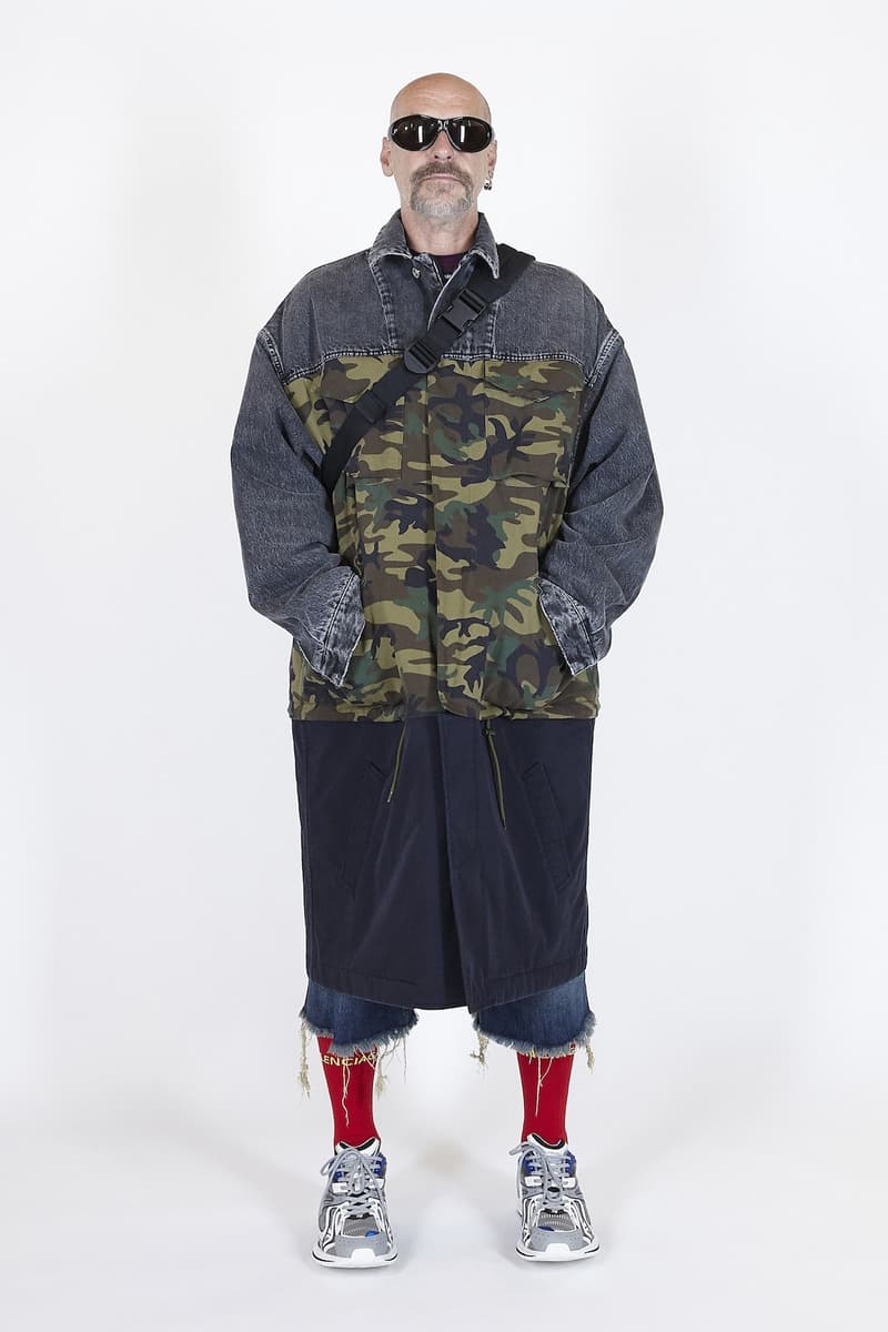 balenciaga spring summer 2021 collection paris fashion week pfw outerwear jackets hoodies slides slippers sweatpants shirts demna gvasalia