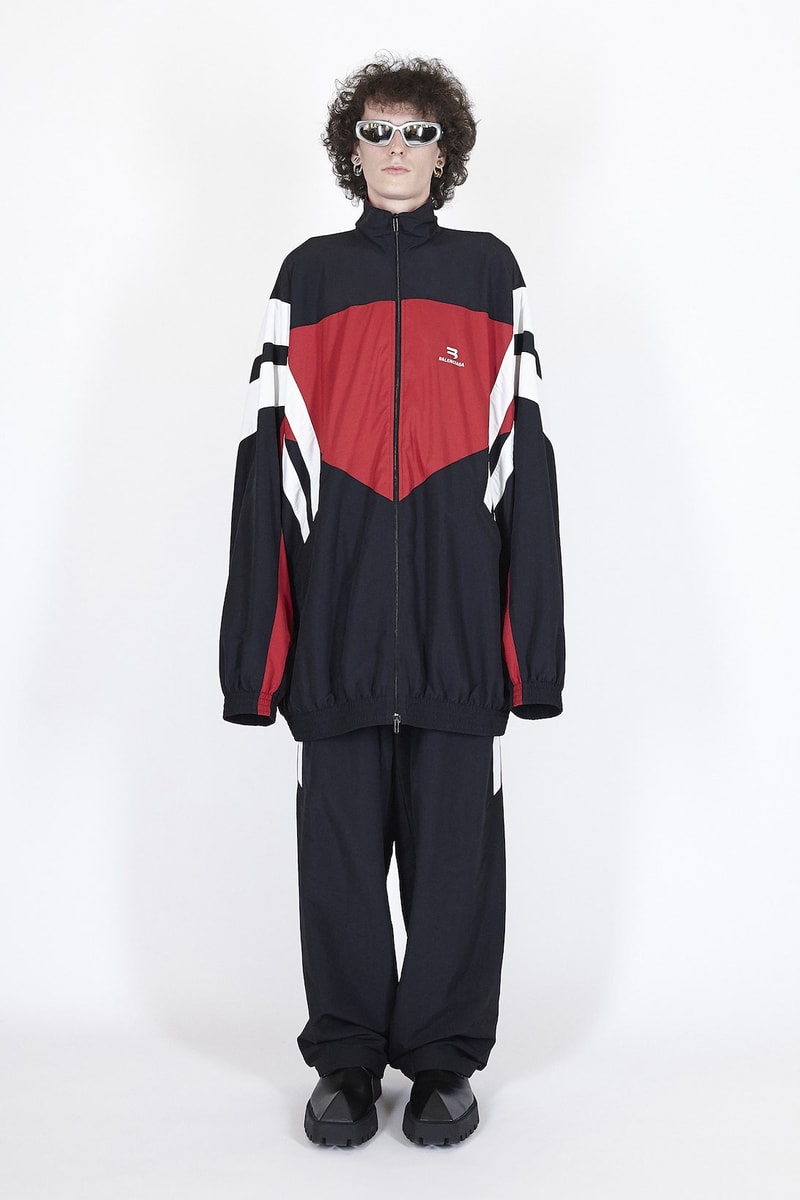 balenciaga spring summer 2021 collection paris fashion week pfw outerwear jackets hoodies slides slippers sweatpants shirts demna gvasalia