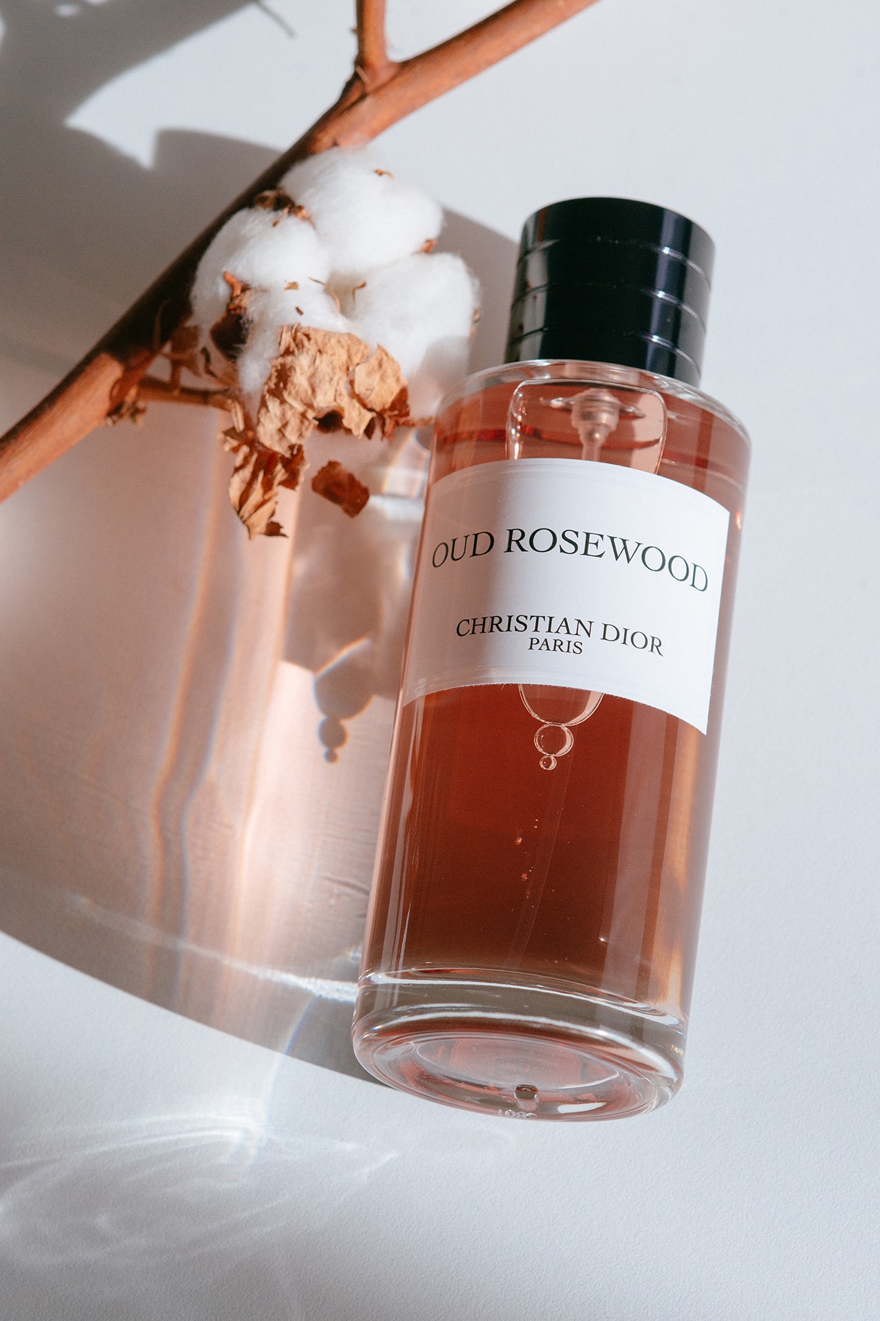 Maison Christian Dior Oud Rosewood Fragrance Perfume Cotton Branch