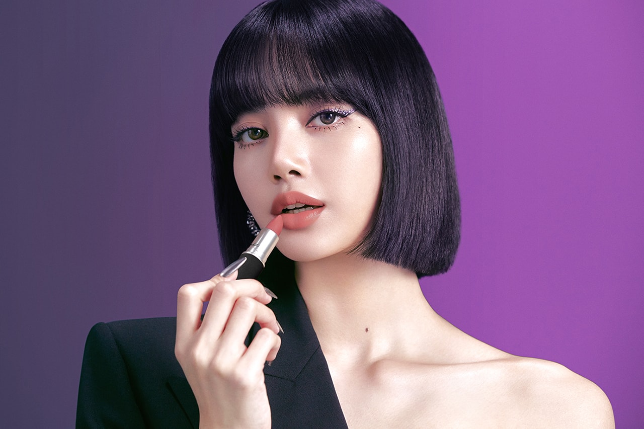 blackpink lisa mac cosmetics global brand ambassador makeup announcement campaign