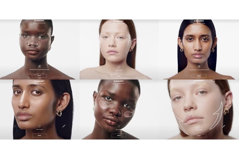 burberry beauty virtual studio makeup looks essentials glow palette