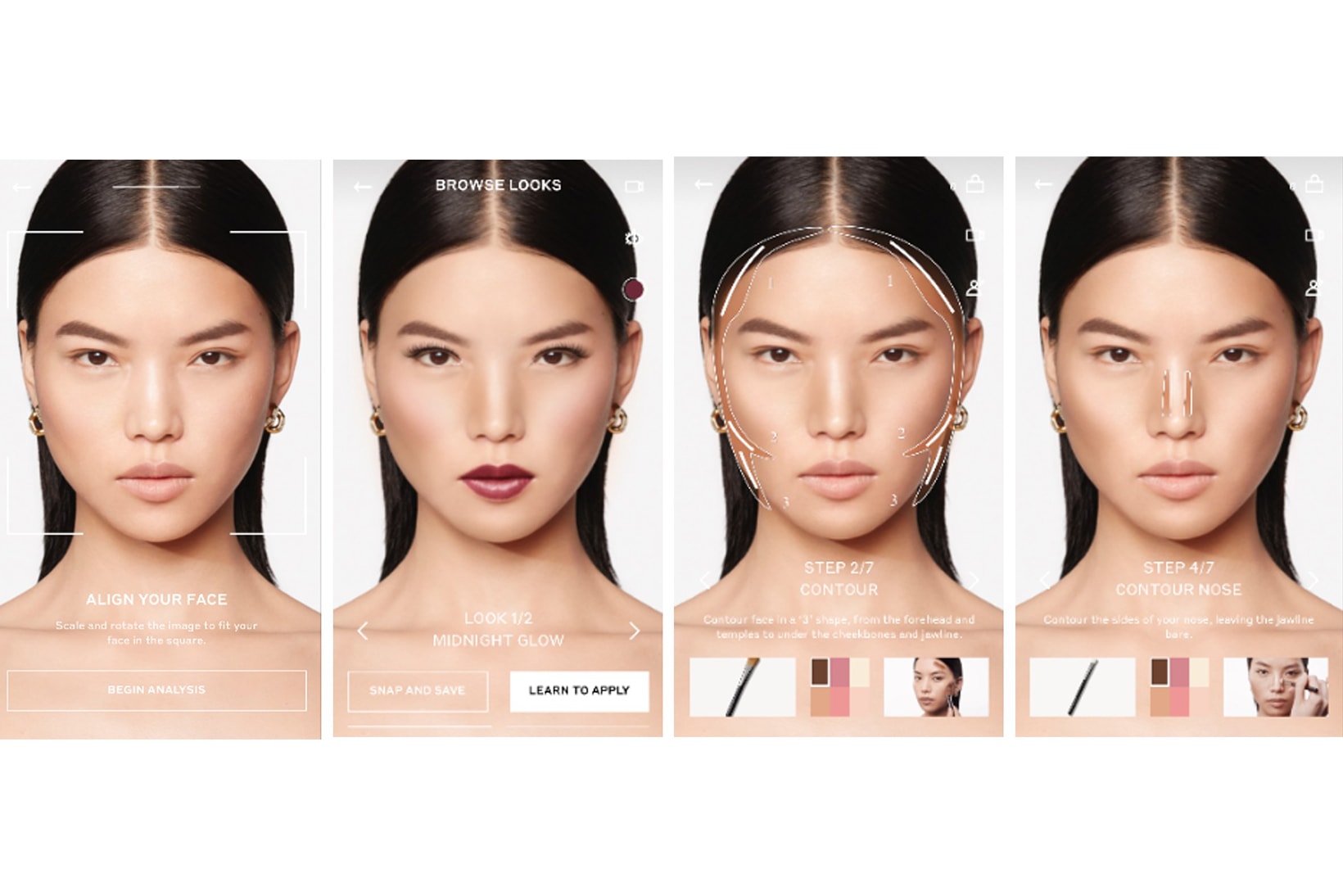 burberry beauty virtual studio makeup looks essentials glow palette