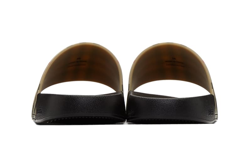 burberry beige check furley slide sandals slippers footwear