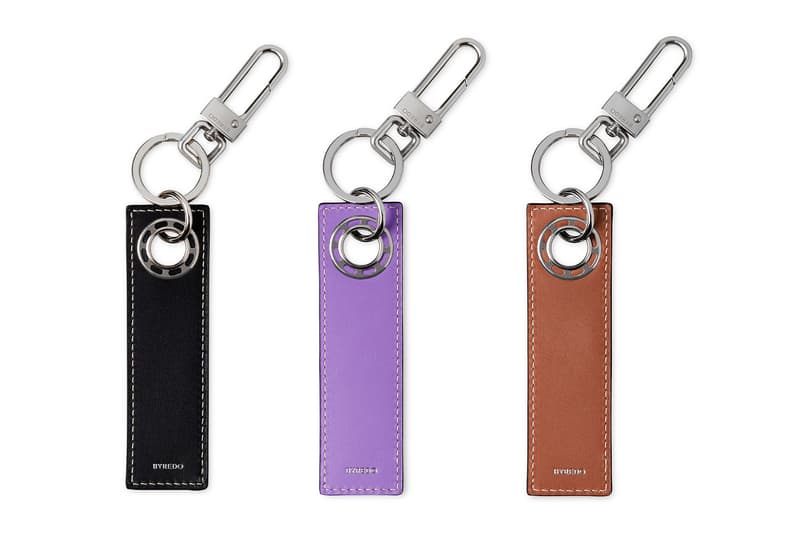 byredo leather goods fall winter phone cases perfume bottle holder purple black