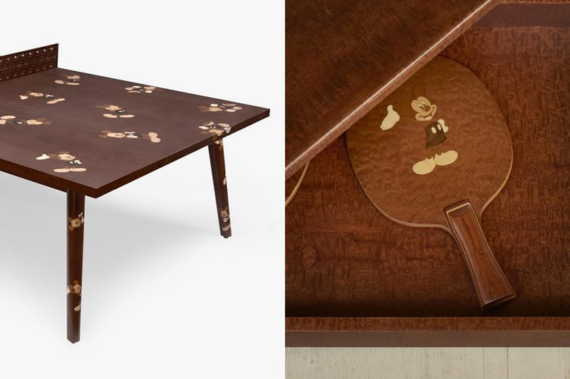 Brazilian Designers Took Over 300 Hours to Craft Mickey Mouse Ping Pong Table