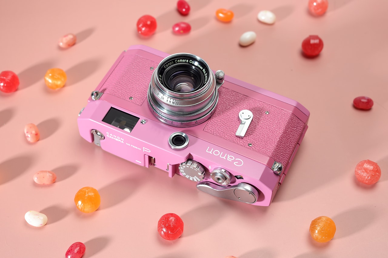 Canon P Camera Customized Rosy Pink Rangefinder Film Old Shueido Camera Taiwan Taipei Photography