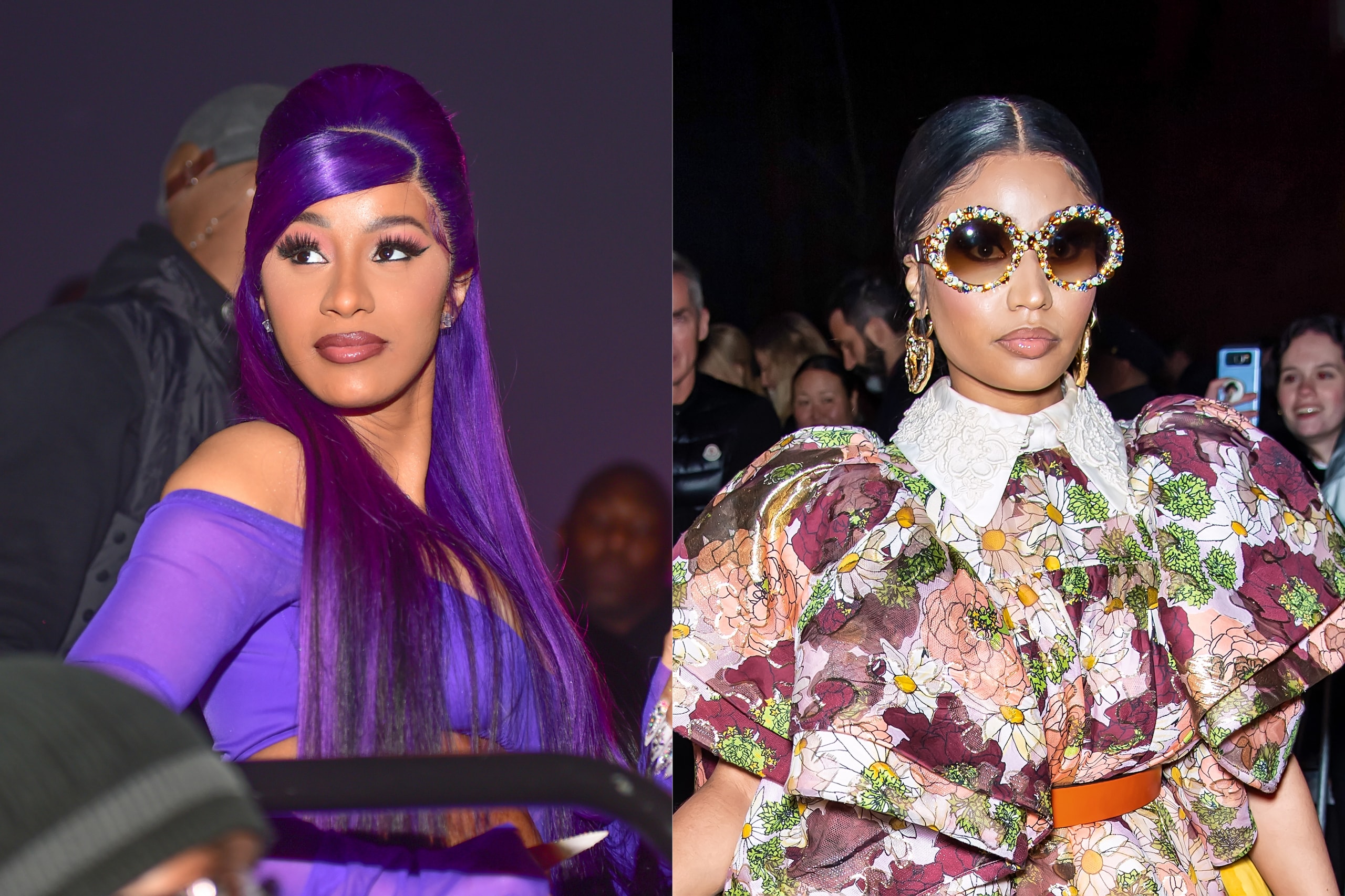 Cardi B & Nicki Minaj Rumored Collaboration "Lavish" Song Collab Rap Hip Hop Feud 