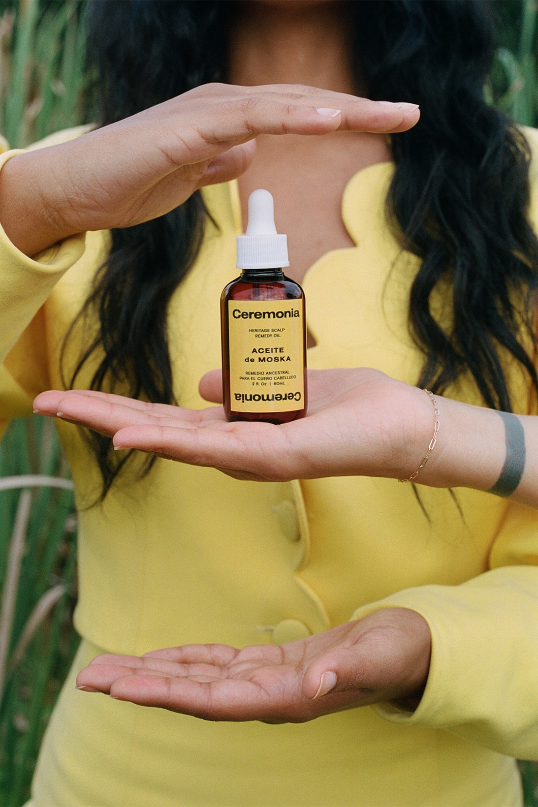 ceremonia sustainable ethnical latinx haircare brand heritage scalp remedy oil