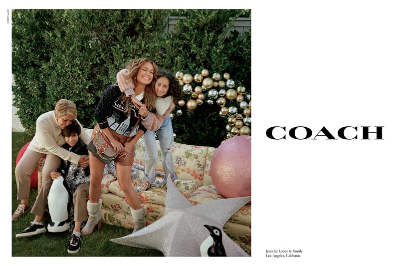 coach holiday is where you find it campaign jennifer lopez kiko mizuhara family