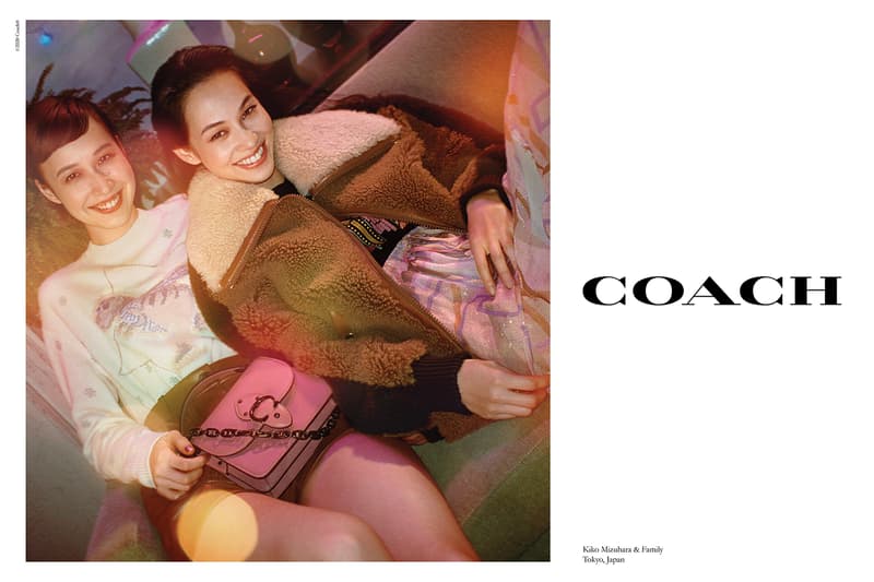 coach holiday is where you find it campaign jennifer lopez kiko mizuhara family