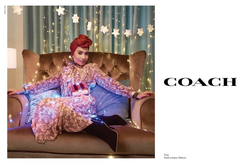 coach holiday is where you find it campaign jennifer lopez kiko mizuhara family