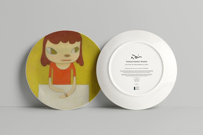 Yoshitomo Nara Artist Plate Coalition for the Homeless Project