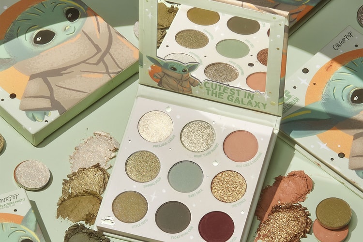 ColourPop Teams Up With Disney for Baby Yoda-Branded Eyeshadow Palette