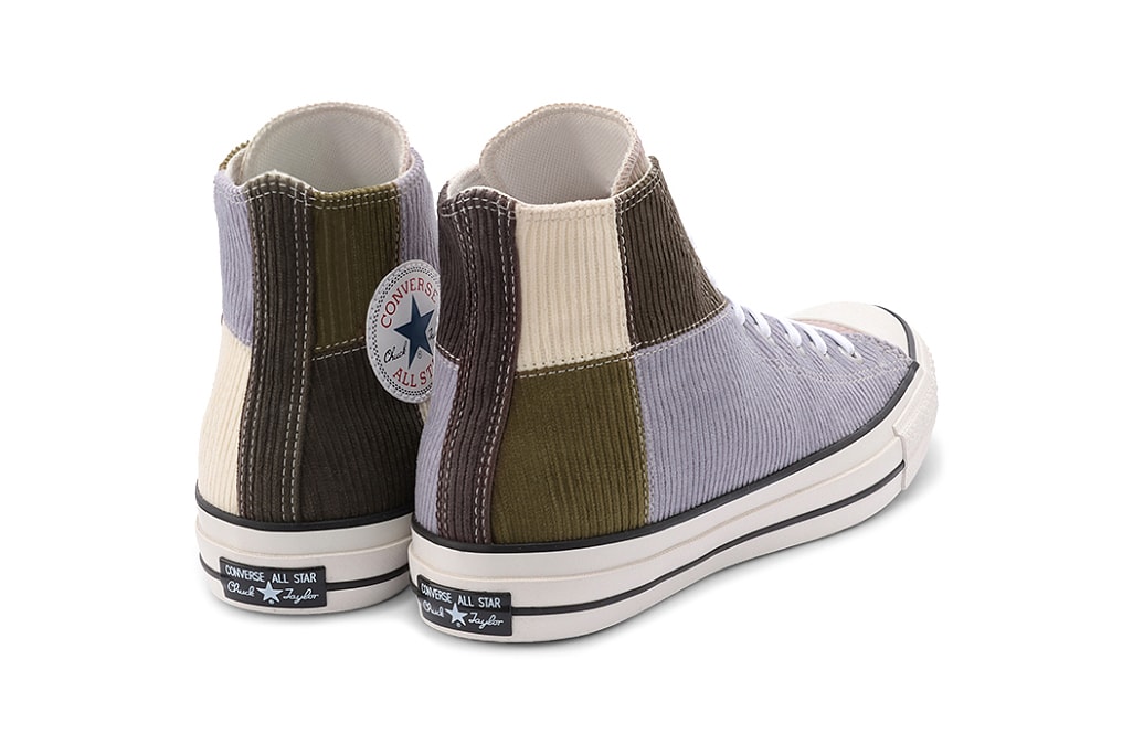 converse japan chuck taylor all star hi corduroy gray brown fall sneakers price release