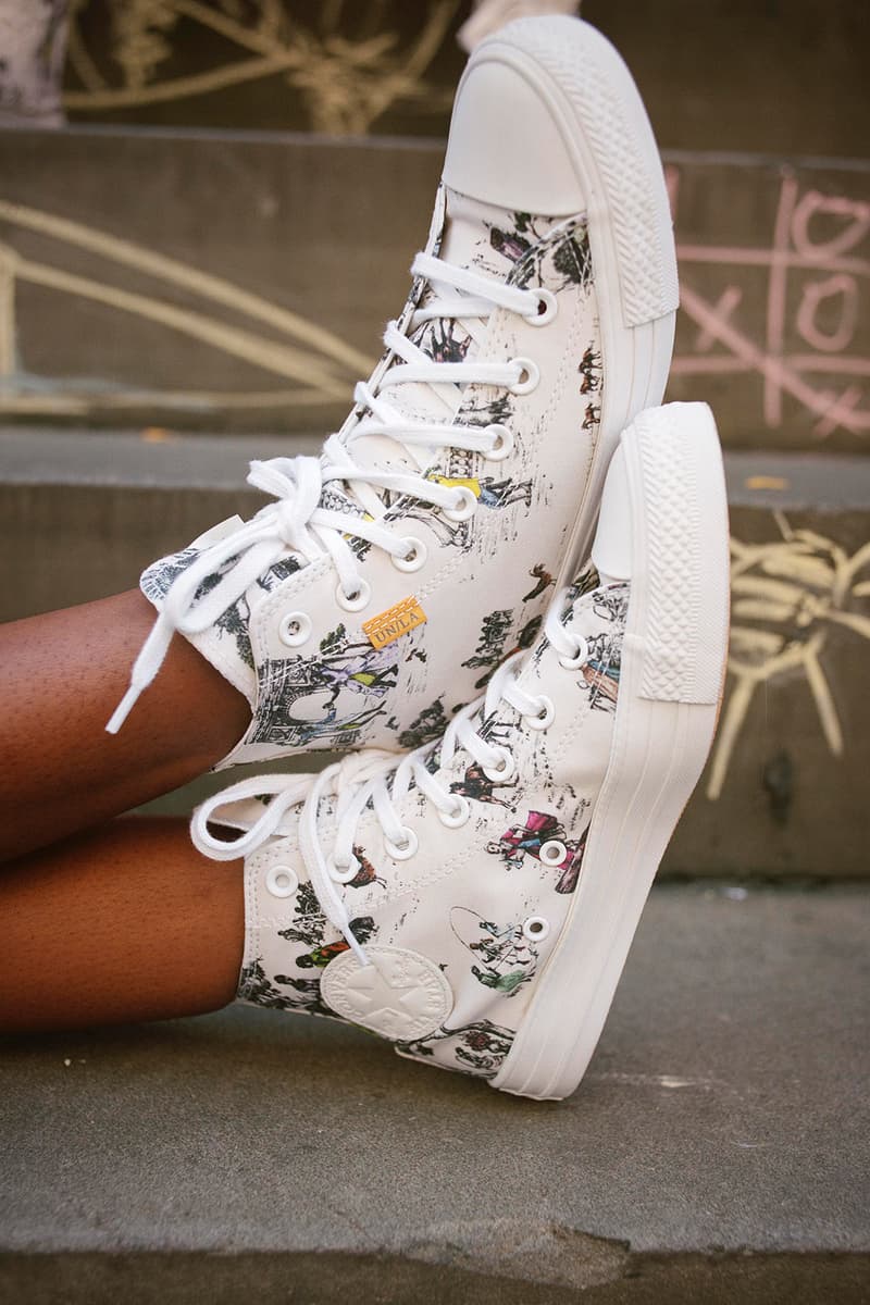 converse union sheila bridges collaboration chuck taylor all star hoodie bucket hat