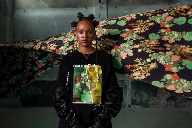 daily paper vincent van gogh museum hoodies puffer jackets beanies collaboration campaign release info
