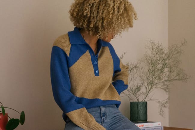 Get Cozy This Fall in Daniëlle Cathari's Deconstructed Knit Sweater