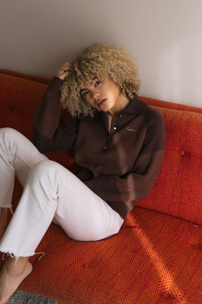 danielle cathari deconstructed knit sweater oatmeal blue bright orange fall winter release